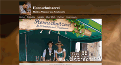 Desktop Screenshot of hornschnitzerei.de